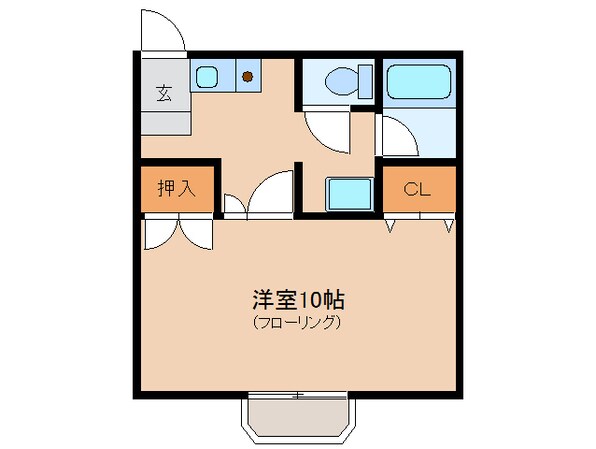 宇治山田駅 徒歩13分 1階の物件間取画像